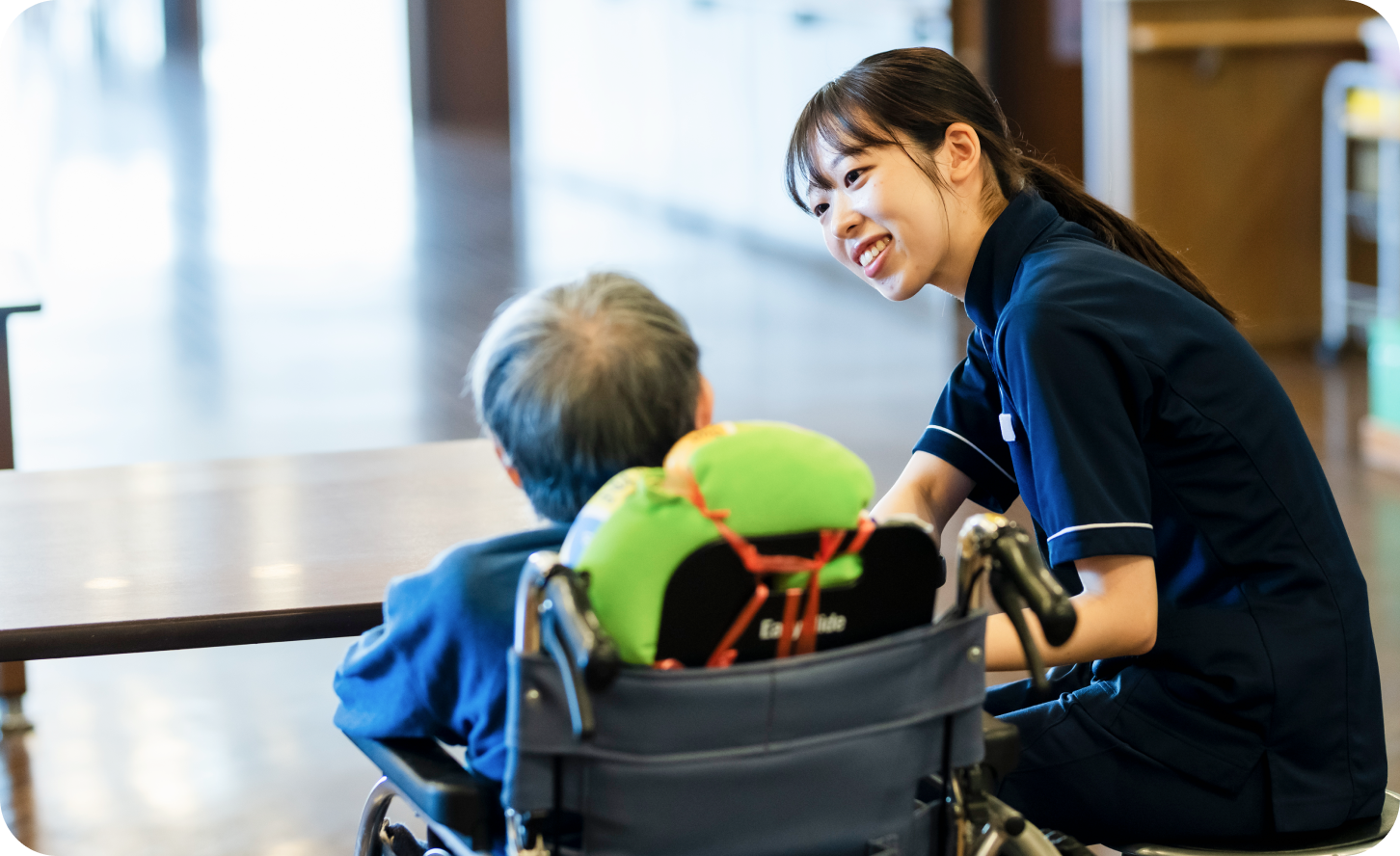 介護の仕事を志したきっかけを教えてください。